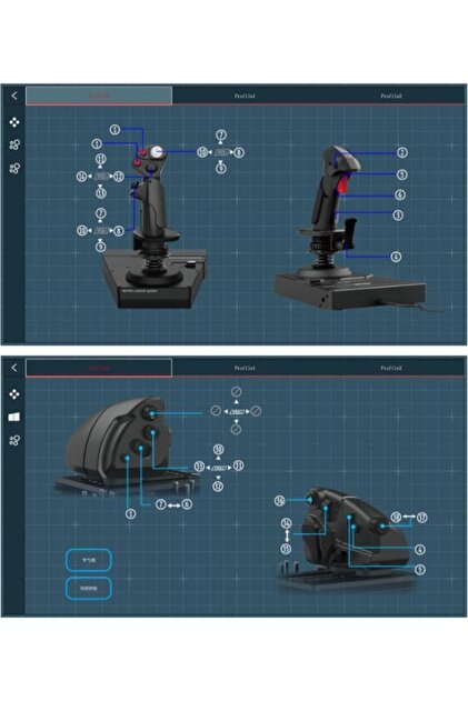 Hori HOTAS Flight Control System & Mount Uçuş Kontrol Sistemi