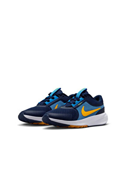 Nike Flex Runner 4 PS Çocuk Lacivert Koşu ve Yürüyüş Ayakkabısı