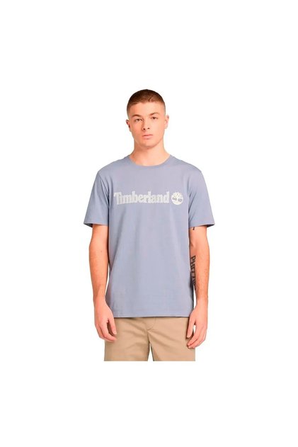 Linear Logo Short Sleeve Tee Men's Blue Tshirt