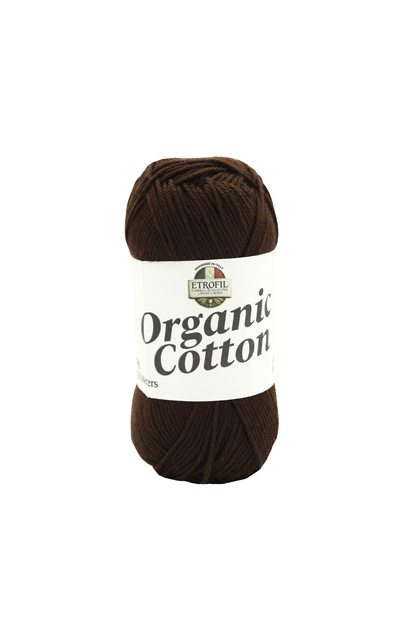 Organic Cotton Örgü İpi Çikolata Kahvesi %100 Organik Pamuk 50g 125m (77225)