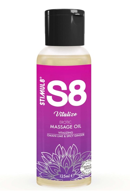 Ulei de masaj S8 125 ml Vitalize – Lămâie Omani și Ghimbir Picant