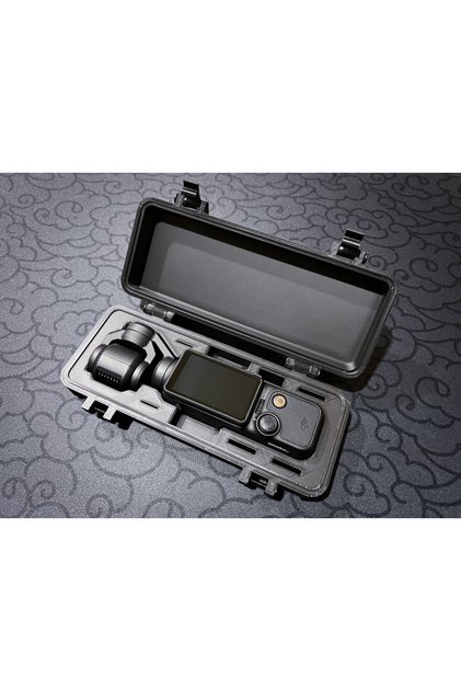 DJİ Osmo Pocket 3 Uyumlu Taşıma ve Koruma Kutusu – Darbe Dayanıklı Sert Kılıf Organizer (8x17x4 cm)