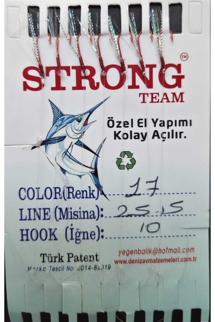 7li Istavrit Çaparisi-Kırmızı iğne