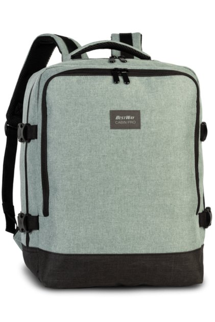 Rucsac Avion 40x30x20 cm Wizz Air/Ryanair, Poliester, 24 L, Cabin Pro, Verde