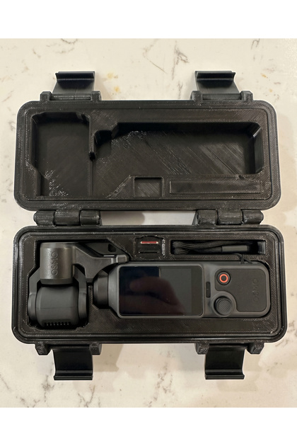 3D snaxx DJI Osmo Pocket 4 Uyumlu Koruyucu Taşıma Çantası – Sert