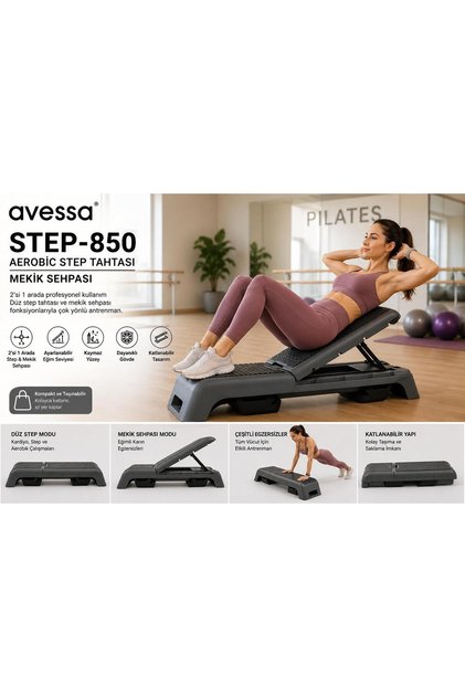 Step-850 Aerobic Step Tahtası-Mekik Sehpası