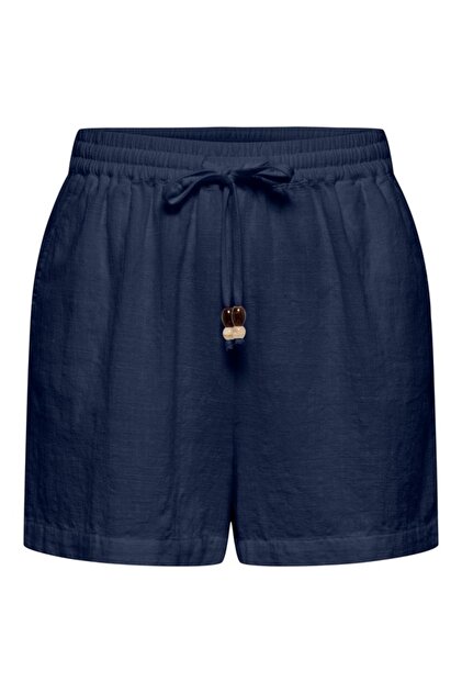 ONLY ONLSWAR THYRA PULL UP SHORTS WVN Kadın Mavi Şort - 15378514