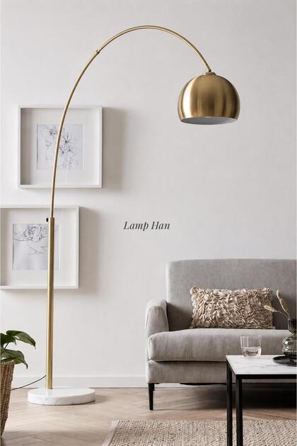 Curve Arch Series Deve Boyu Zemin Lambası Olta Lambader