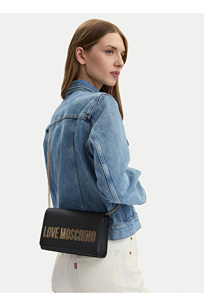 Love Moschino Siyah Kadın Çapraz Çanta JC4103PP0OKD0000 - Fiyatı