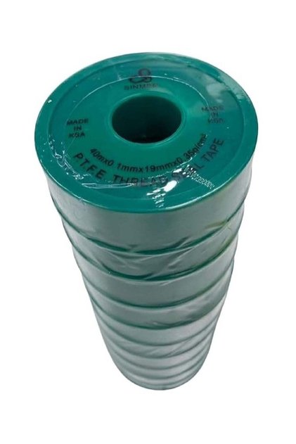 White Plumbing Tape Large Model Threaded Plumbing Tape for Plumbing Work Professional Solution to Plumbing Leakage Problems Set of 10