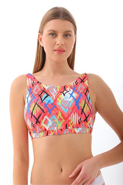 Halter Yaka Bikini Üstü