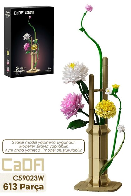 Artizan Spring C59023W Dekoratif ve Koleksiyonluk Çiçek Modeli 613 Parça Yapay Bitki FFC59023W