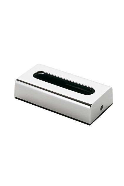 Tissue Box, Countertop/Wall Mounted, Abs - Chrome