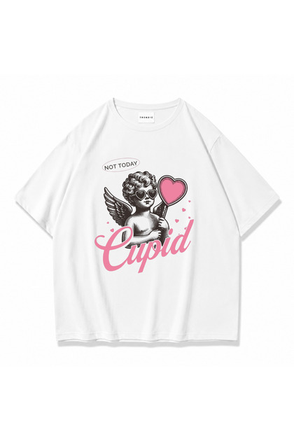 Trendiz Kadın Cupid Tshirt Beyaz - Fiyatı, Yorumları