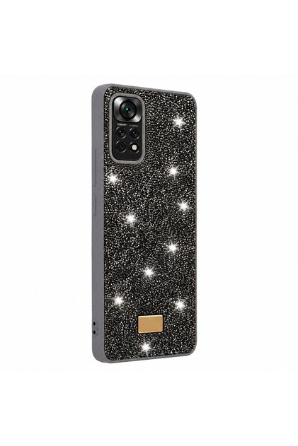 Xiaomi Redmi Note 11 Pro Case with Silicone Edges and Shiny Lux Diamond Cover