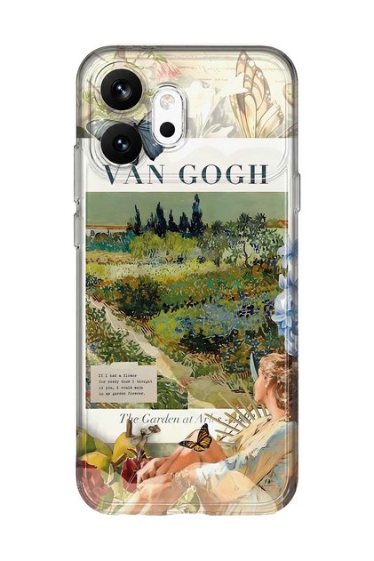 Honor 600 Compatible Van Gogh Art Patterned Transparent Phone Case