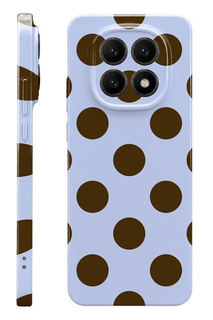 Xiaomi Redmi Note 15 Coffee Polka Dot Protect Slim Glossy Full Print Camera Protected Phone Case