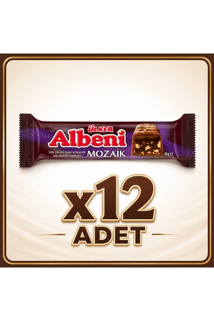 Albeni Mosaic Cake (45 g) X12 Pieces