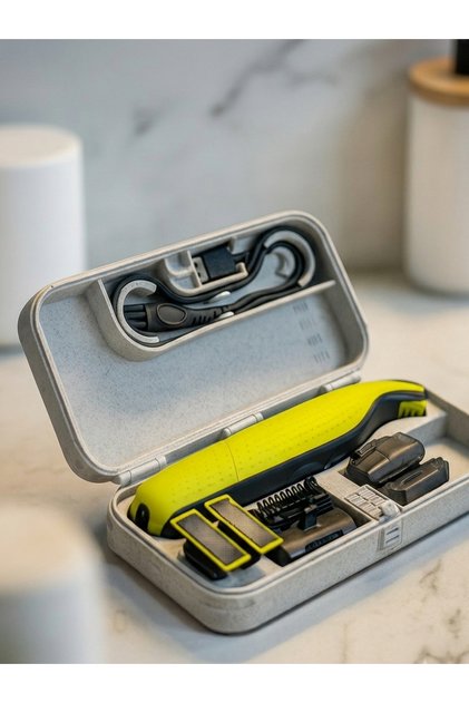 Philips One Blade Uyumlu Kompakt Sert Taşıma Kutusu Seyahat Koruma Çantası Darbe Önleyici Organizeri