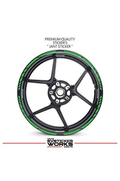 17 inch wheel sticker set compatible with all motorcycles