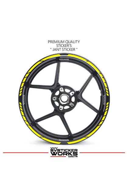 17 inch wheel sticker set compatible with all motorcycles