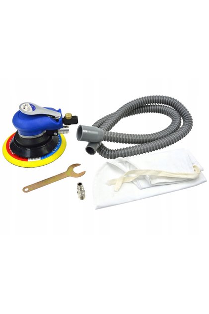 Polizor oscilant pneumatic cu disc de 150mm + furtun