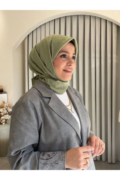 VİSCON DÜZ EŞARP ÇAĞLA YEŞİLİ