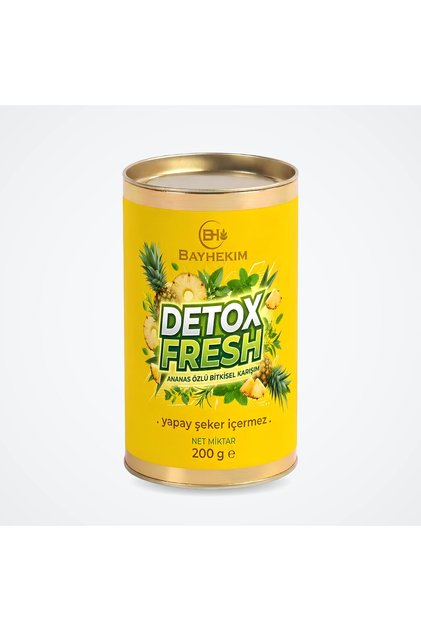 Bayhekim Detox Karışım Ananas Özlü Bromelain %100 Doğal – 200 Gr.