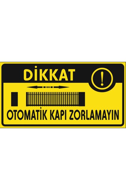 Do Not Force the Door Automatically 10X28 cm Sticker