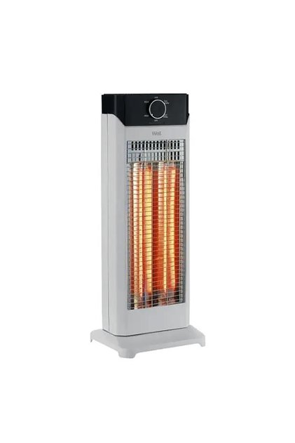 Електрически нагревател от карбонови влакна, двустепенен, бял, 450/900W