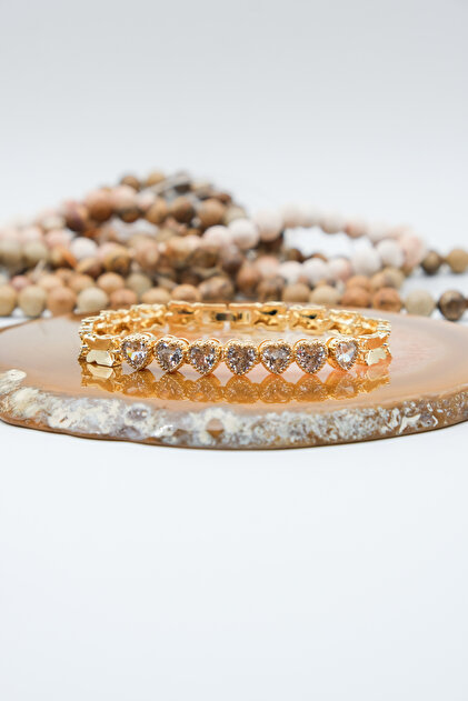 Coer Gold Color Zircon Bracelet