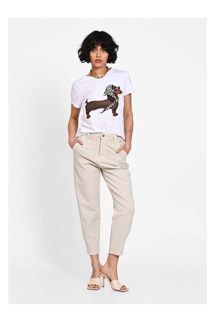 Pantaloni capri Bej