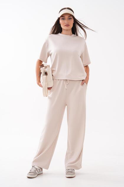 Women's T-Shirt Pants Modal Set 260521