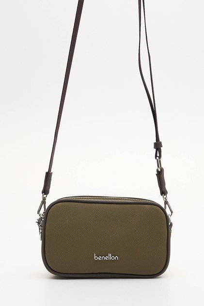 Benetton Women's Arm Bag Khaki-Brown Bnt1924