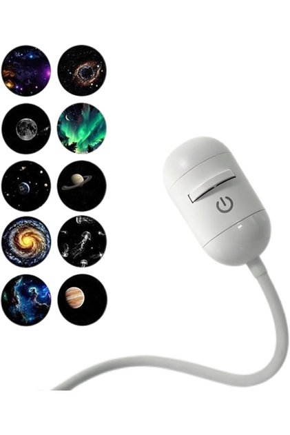 جهاز عرض ضوئي للنجوم 2 في 1، إضاءة ليلية صغيرة تعمل بـ USB، إضاءة محيطة على شكل درب التبانة للسيارة وغرفة النوم