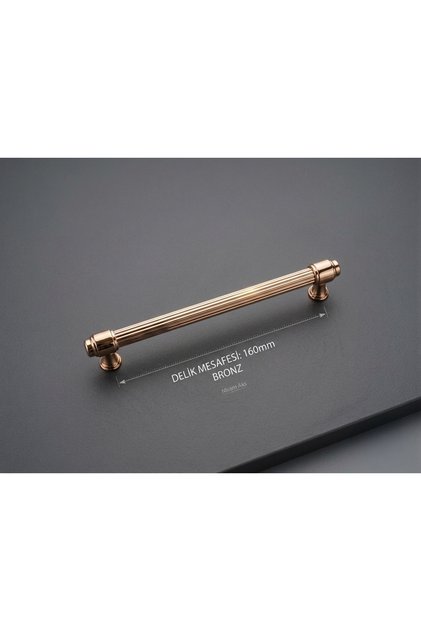 Yıldız- 160MM PARLAK BRONZ KULP 5'Li