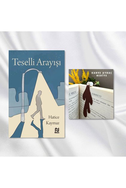 TESELLİ ARAYIŞI / DÖKÜLEN KAHVE FİGÜRLÜ KİTAP AYRACI HEDİYE