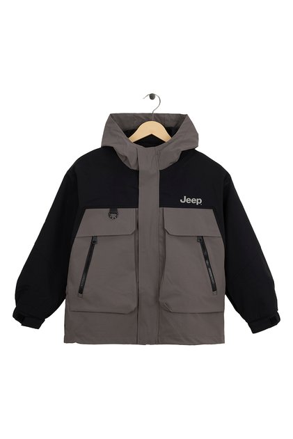 Siyah-Gri Erkek Çocuk Mont J5WB-MNT7863