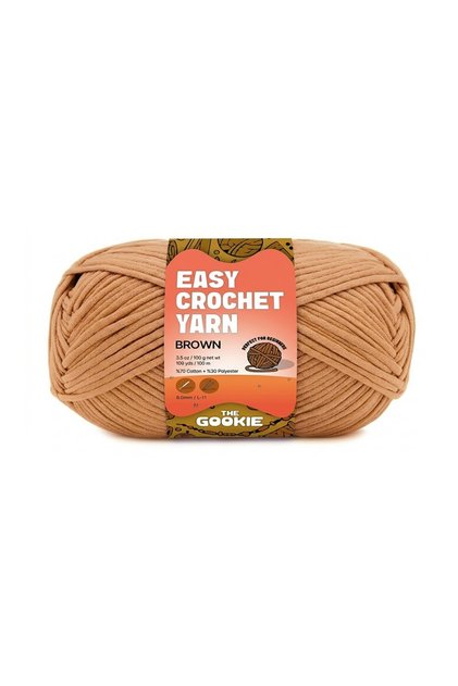 Practical Knitting Yarn, Suitable for Beginners, Soft Amigurumi Crochet Yarn, Ideal for Handcrafts and Various Crochet Knits. 100 g / 120 m