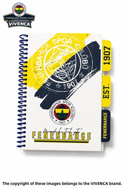 New Season Licensed Cardboard Cover Spiral Planner Notepad with Vivenca and Bookmark
