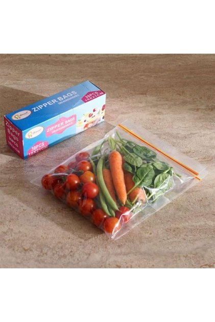 Daily Freezer Zipper Bag Set Of 30 Piece 18x21cm-clear