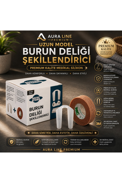 Burun deliği şekillendirici No//8 Nostril retainer 3m bant