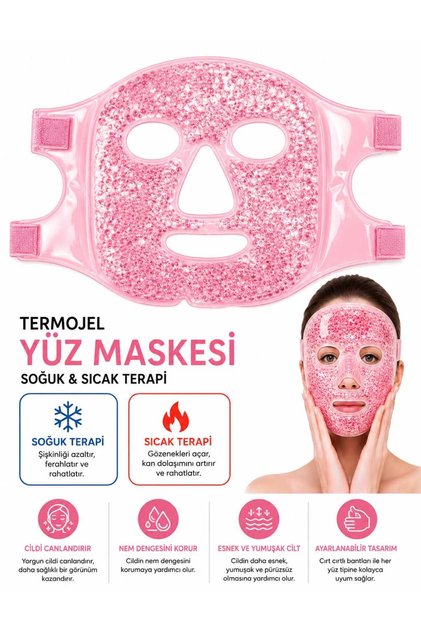 Ice Gel Balls Thermogel Face Mask Cold Hot Therapy Post-Procedure Relaxing