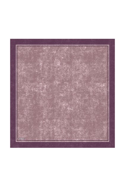 Merlot Buhur Patterned Sura Silk Scarf