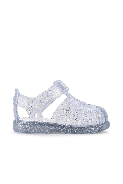 Tobby Gloss Glitter Girl's Transparent Glitter Sandals