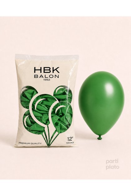 Pastel 12" Balon Hbk Green 100's