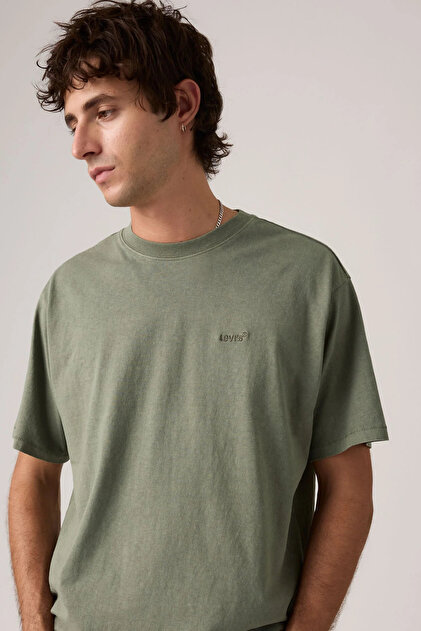 تي شيرت رجالي من Red Tab Grunge Wash Roan Rou بتصميم عتيق - A0637-0189