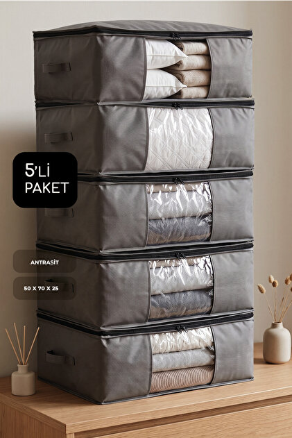 Vedsey Home Organizer 5'li 70x50x25 Cm Set Baza Altı Düzenleyici