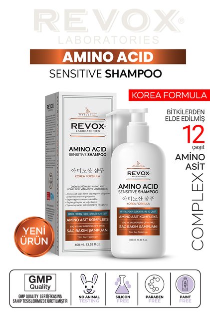 Amino Asit Sensitive Şampuan Dökülme Karşıtı Hızlı Uzama Etkili Dolgunlaştırıcı Nemlendirici