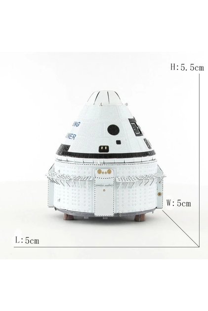 Starliner Space Exploration 3D Metal Puzzle Shuttle Hubble Space Telescope Mars Rover Model Toy for
